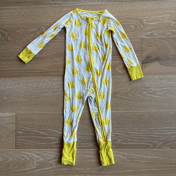 Little Sleepies Sunshine Zippy One-Piece Pajamas 18-24 mo - Picture 1 of 3